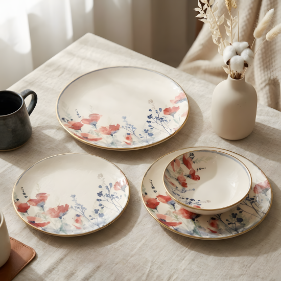 Dinnerware Set - 24 Pcs
